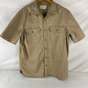Ralph Lauren military styled workshirt size XL tan